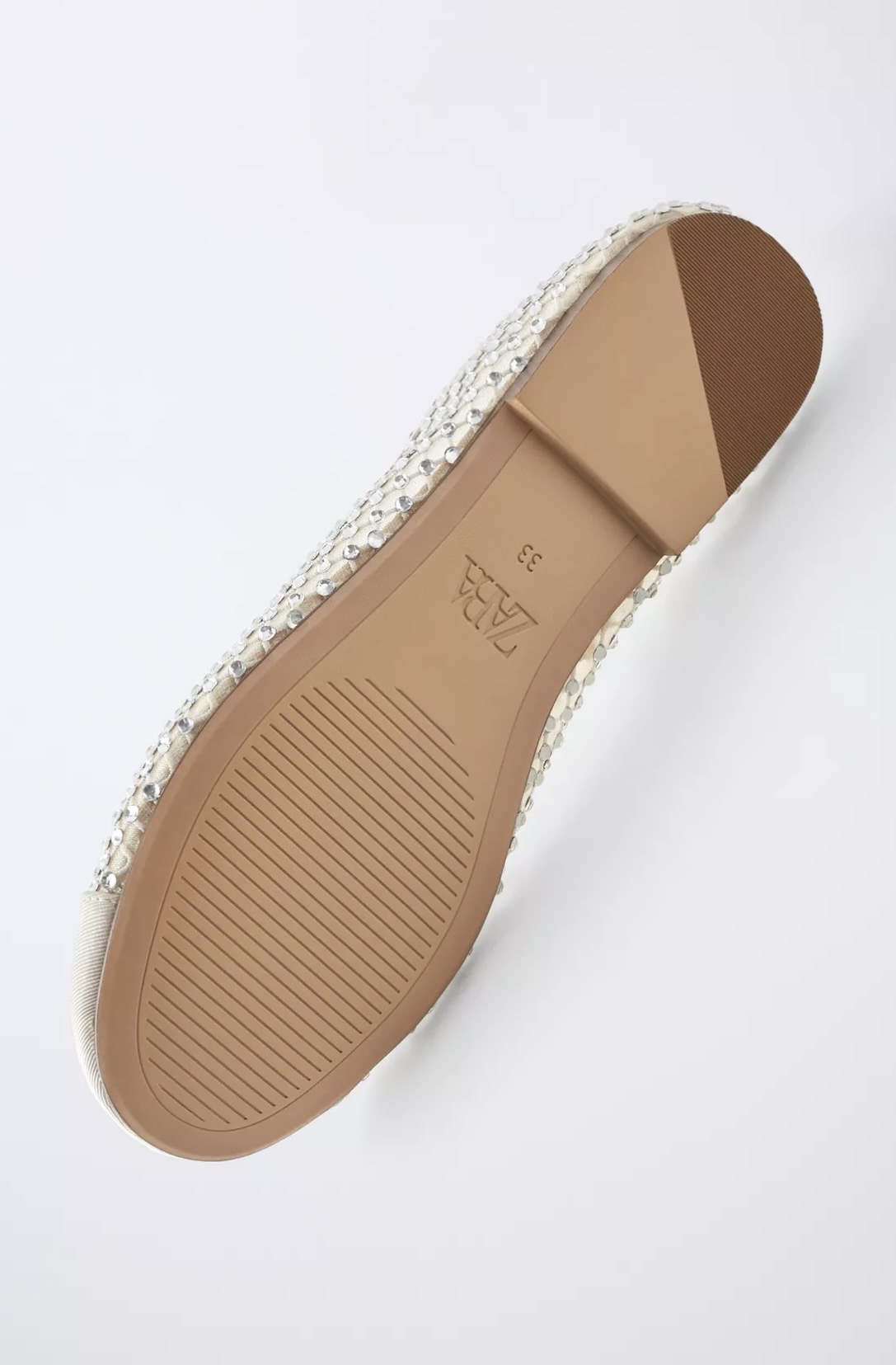 Ballerines ZARA brillantes à strass pointure 30
