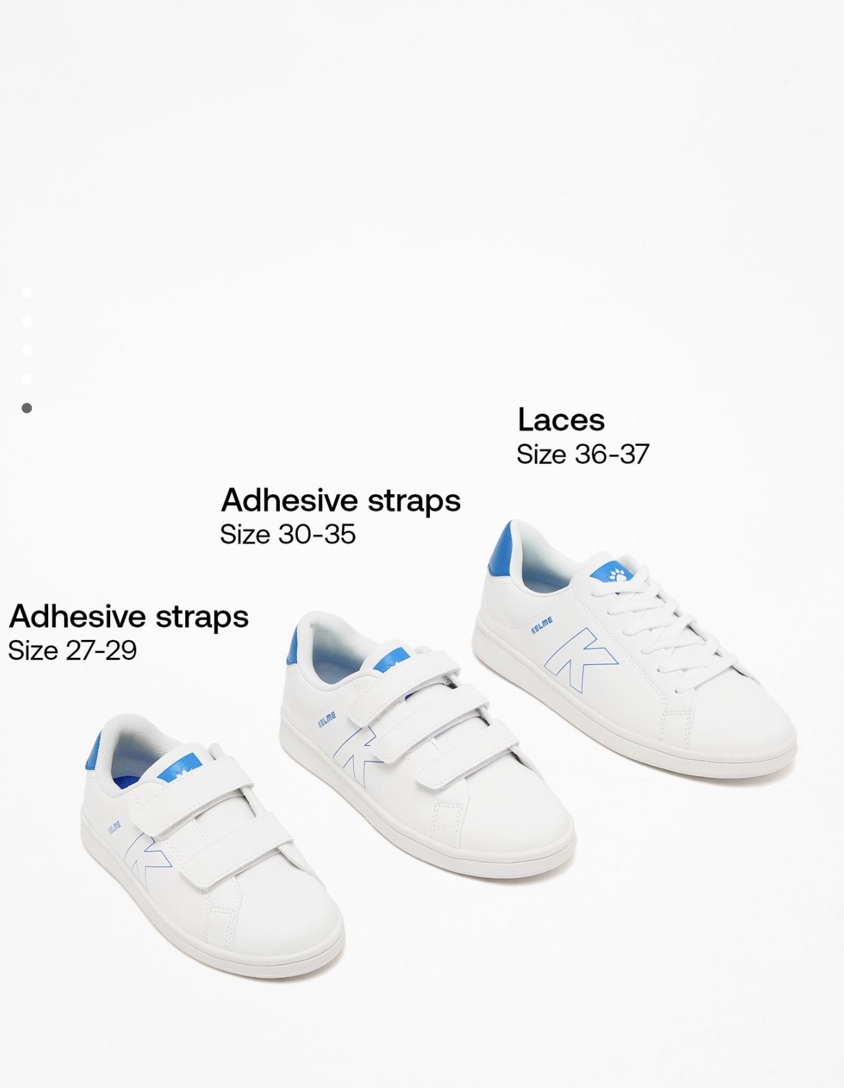 Baskets Lefties Kelme pointure 28