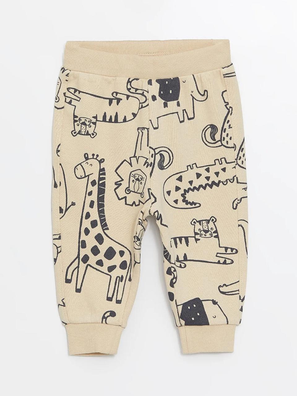 Ensemble tenue Lc Waikiki jungle Sweat et pantalon jogger molletonné non gratté 3-6 mois