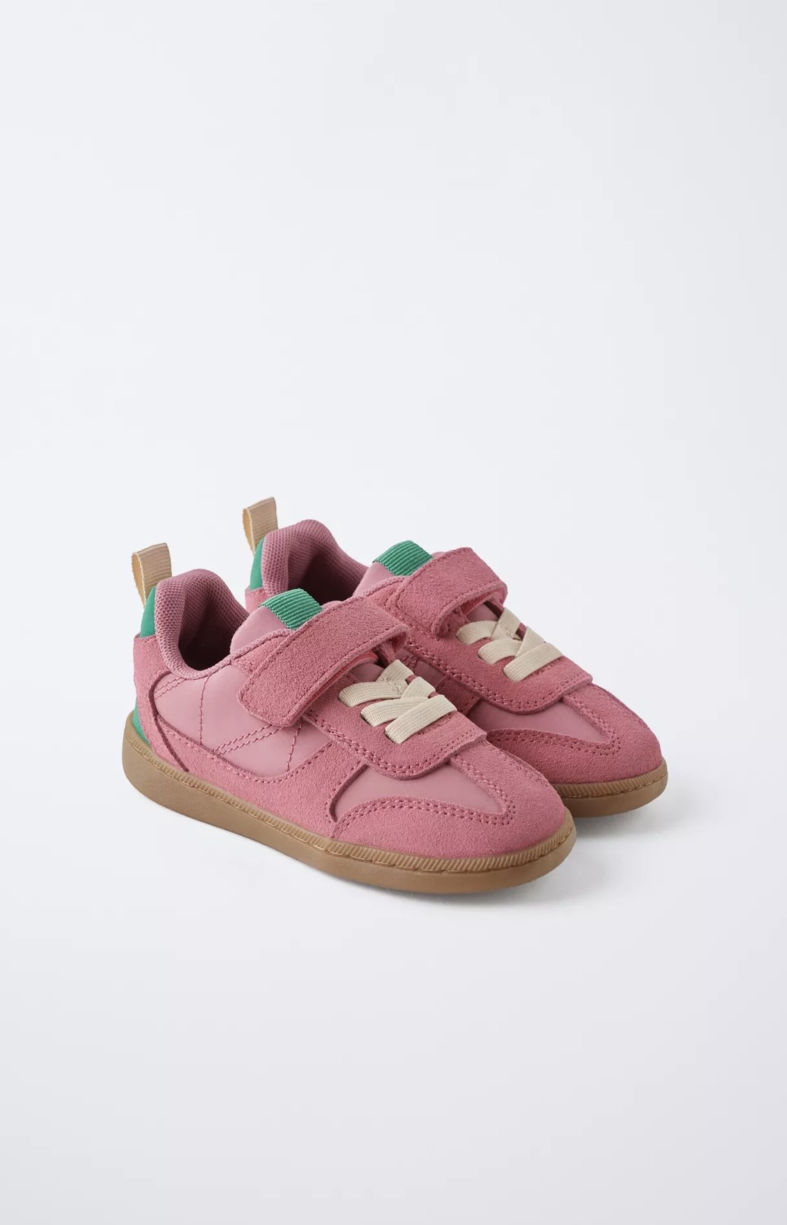 Baskets ZARA tennis rétro cuir pointure 25