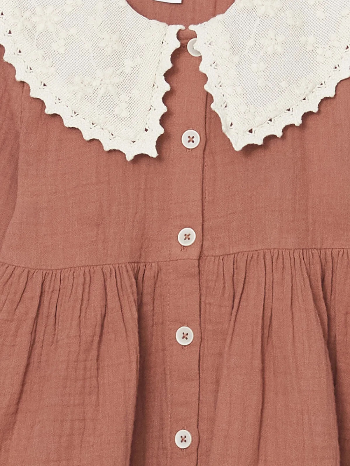 Robe Lc Waikiki col brodé 12-24 mois 86-92cm