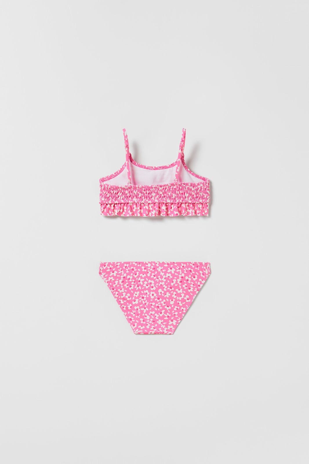 Maillot de bain BIKINI ZARA À FLEURS ET VOLANT 9-10 ans