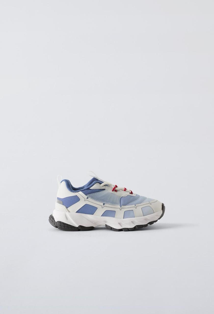 Baskets ZARA dégradées en bleu pointure 21