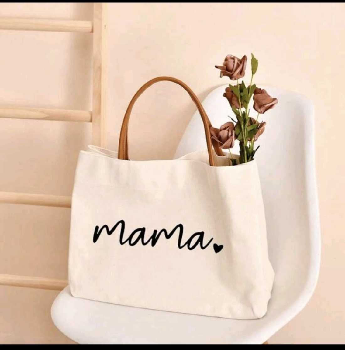 Superbe sac en toile Maman très tendance