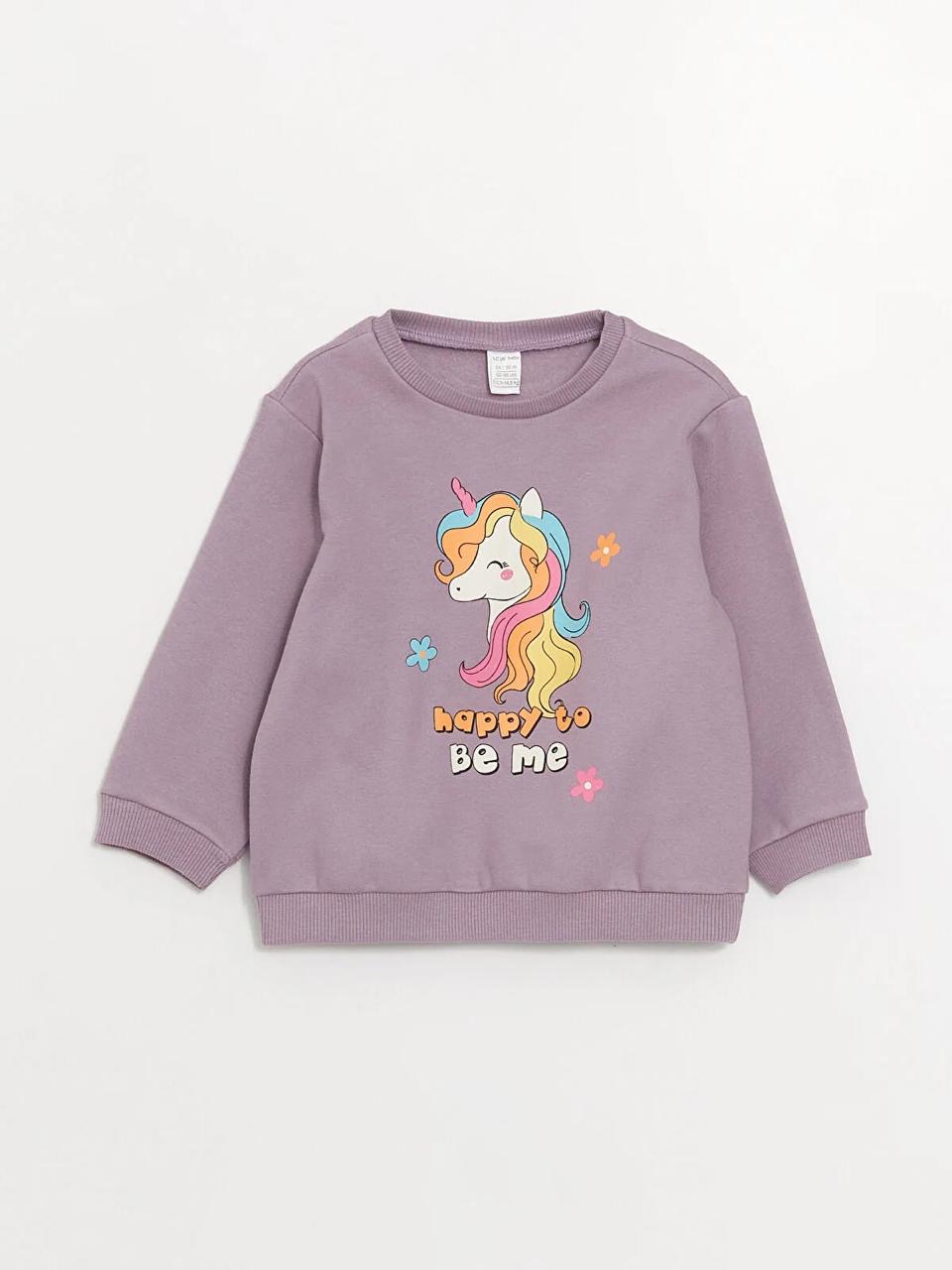 Ensemble tenue Lc Waikiki unicorn licorne Sweat et legging en molleton gratté 9-12 mois