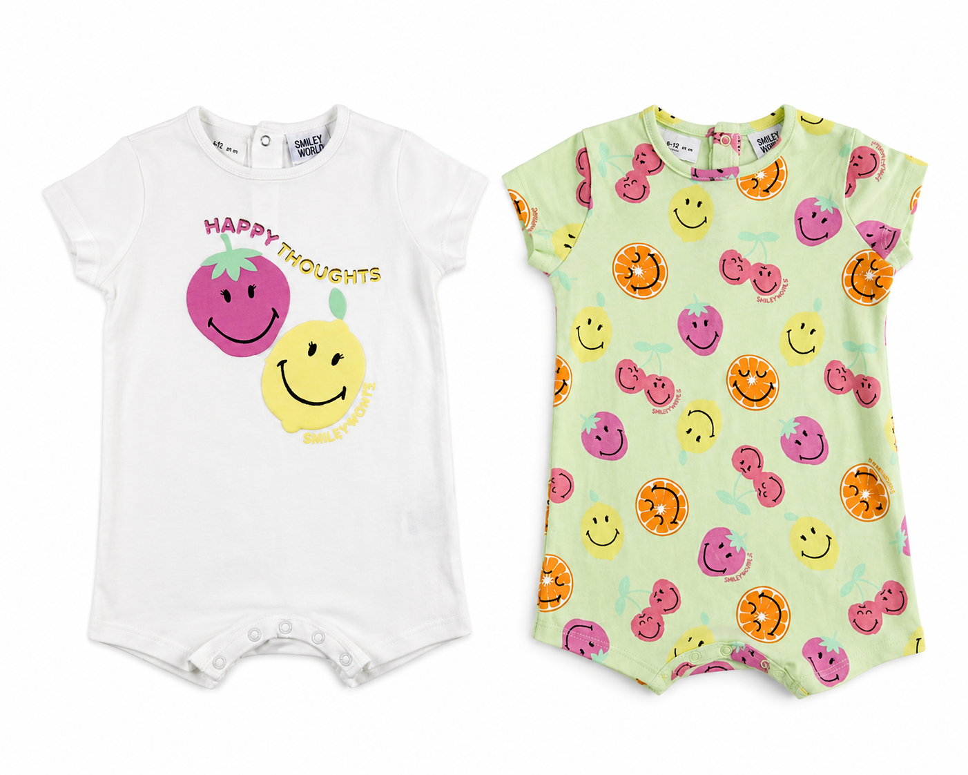 Lot de 2 Barboteuses Lefties Smileys 12-18 mois 86cm