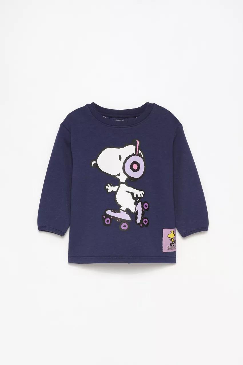 Ensemble tenue Lefties Snoopy Peanuts Sweat molletonné gratté et leggings 18-24 mois