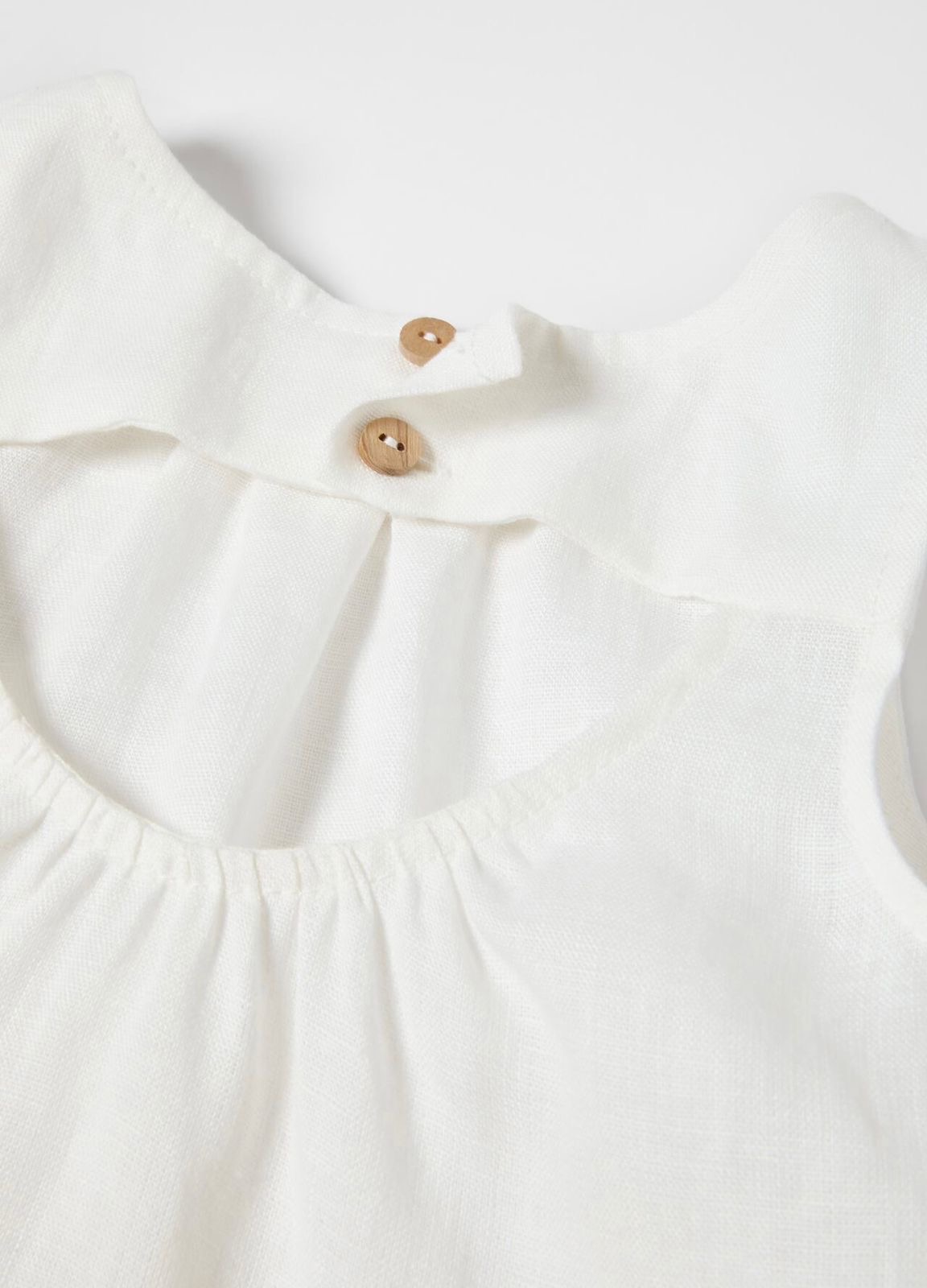 ROBE ZARA À EMPIÈCEMENTS EN LIN 5-6 ans 116cm