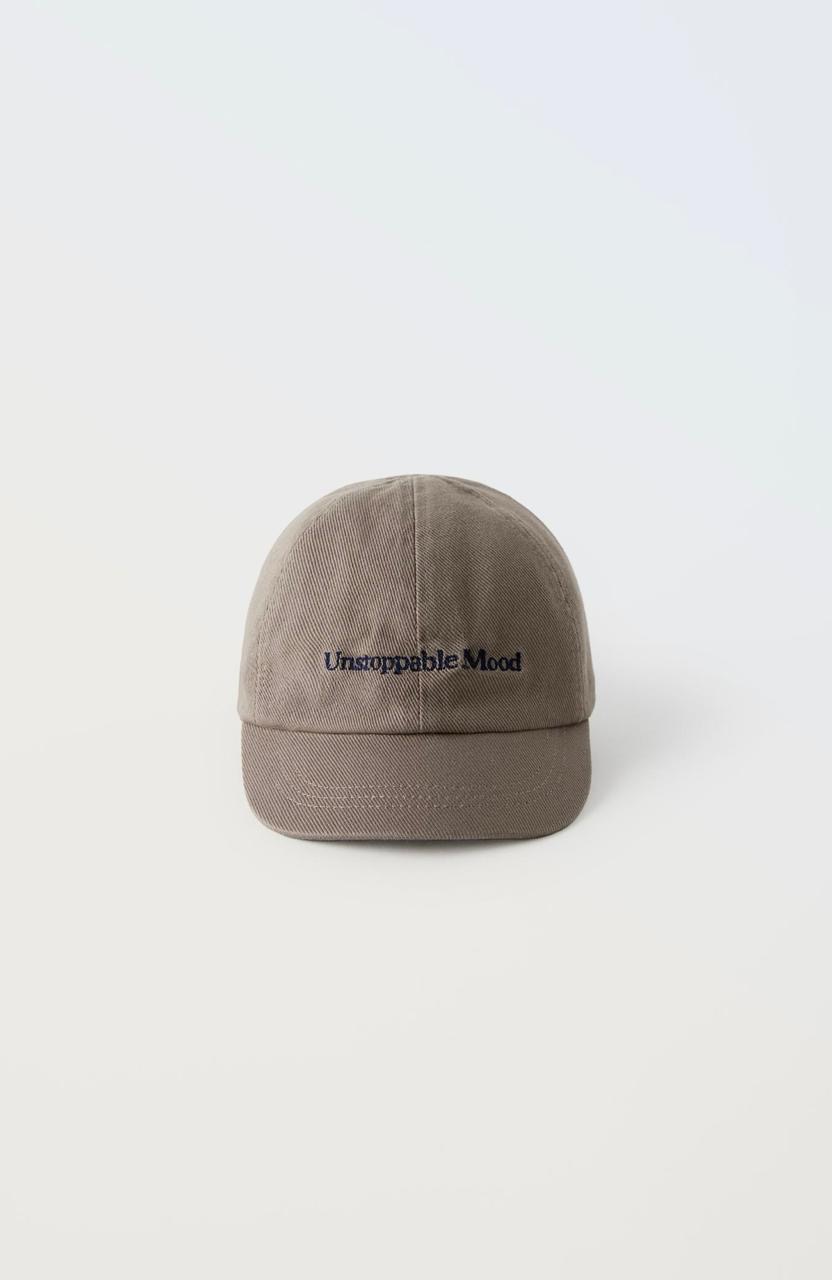 Chapeau casquette ZARA en Serge brodée 3-6 ans 52cm