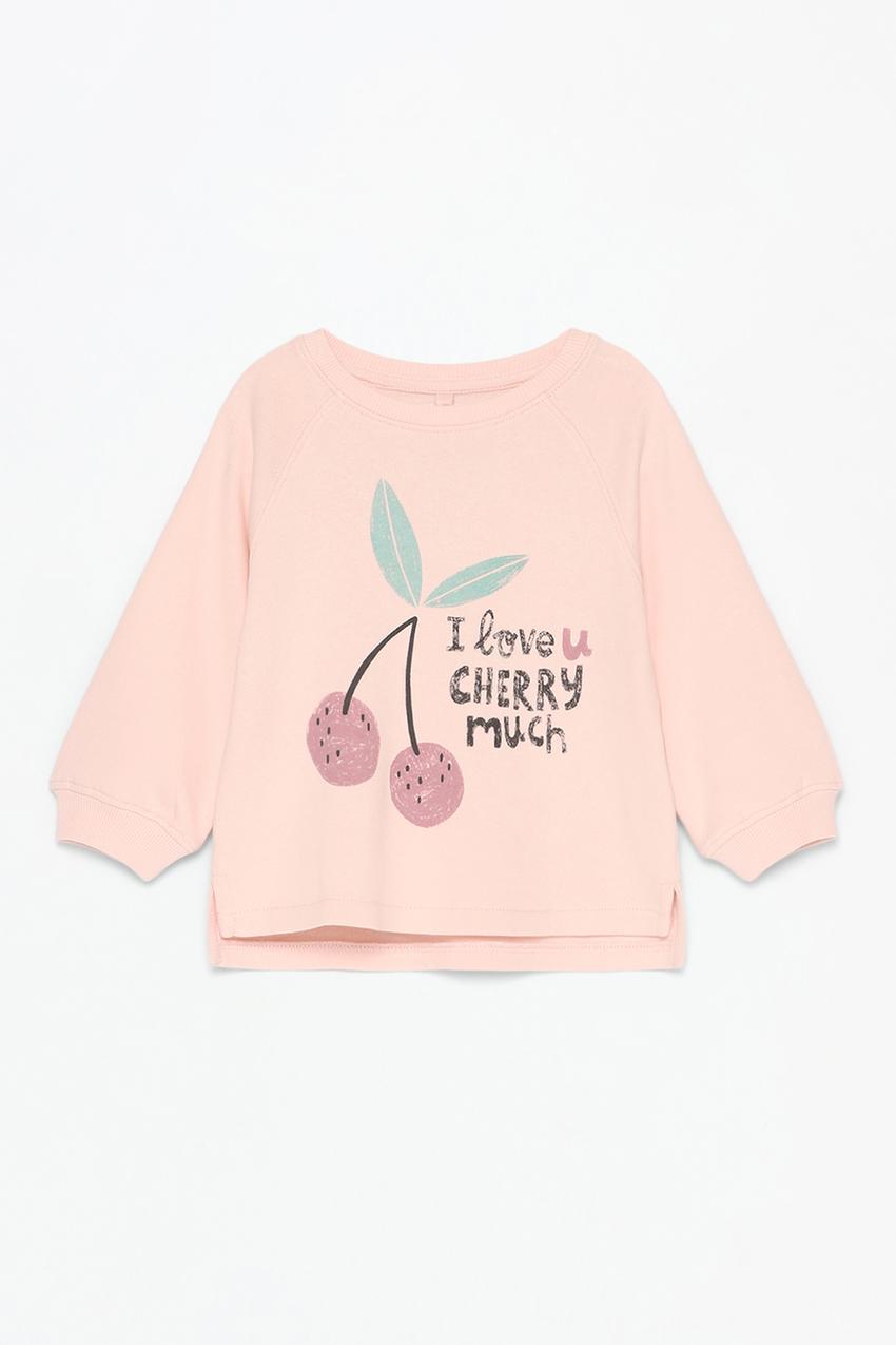 Ensemble tenue Lefties Cherry Sweat et pantalon en molleton gratté 3-6 mois 68cm