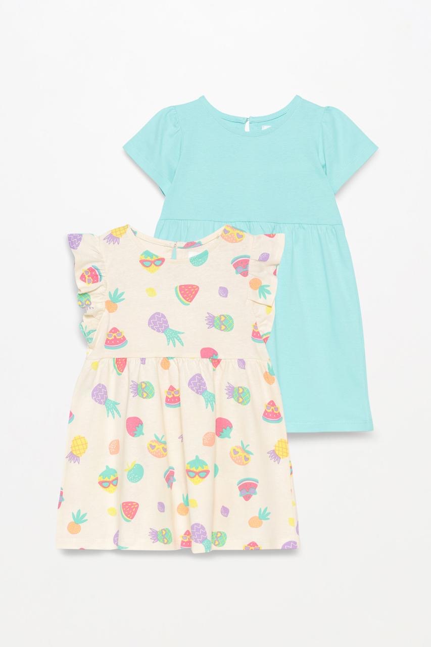 Lot de 2 robes Lefties 100% coton 6-9 mois 74cm
