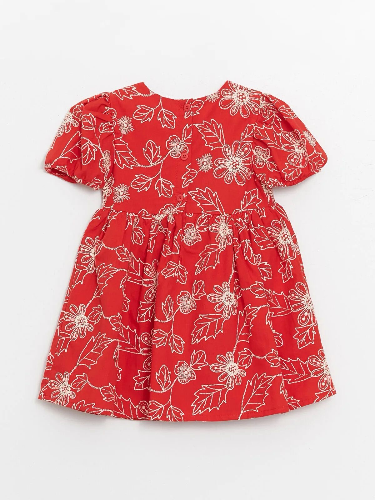 Robe Lc Waikiki à fleurs brodées 2-3 ans 92-98cm