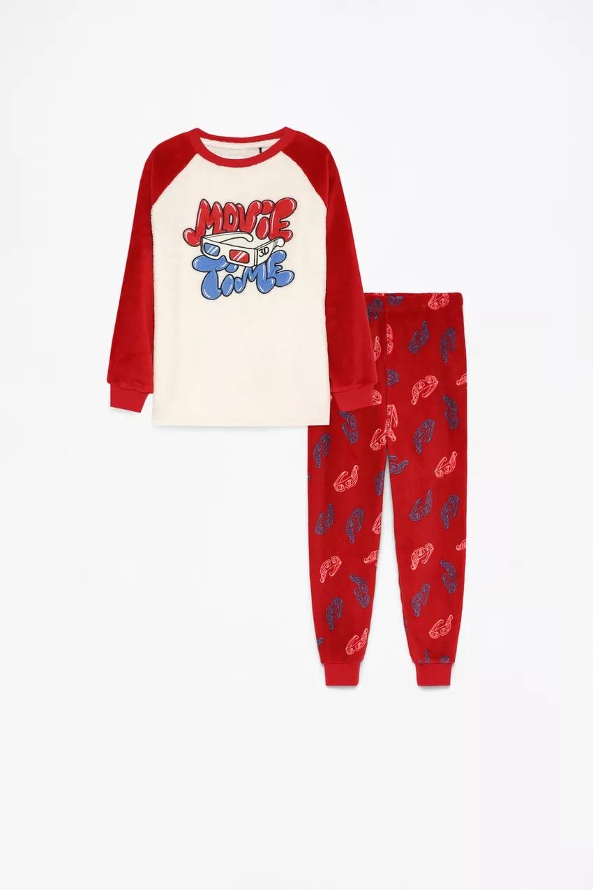 Pyjama Lefties Movie Time en polaire 4-5 ans 110cm