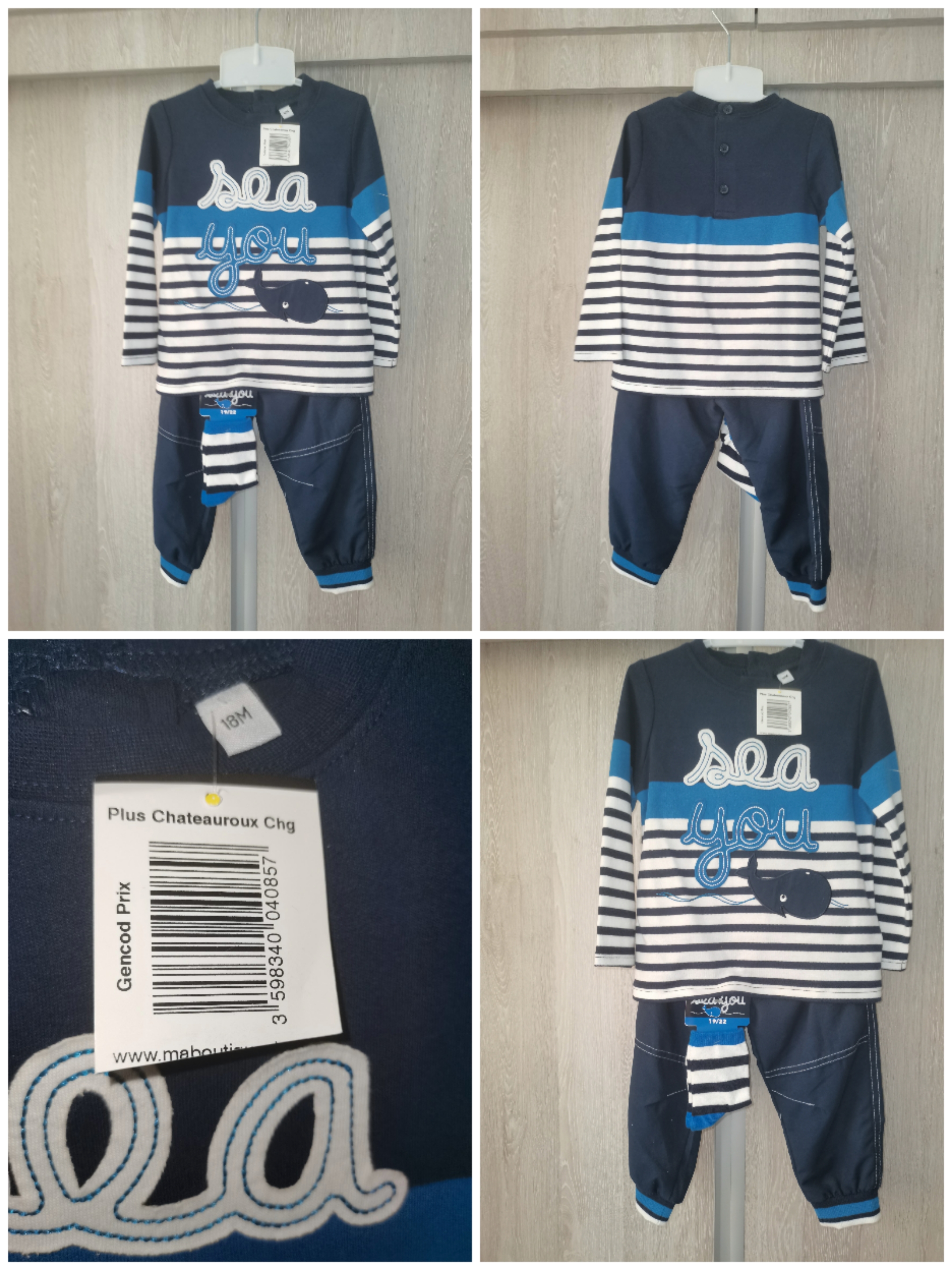 18 mois superbe tenue 3 pièces
