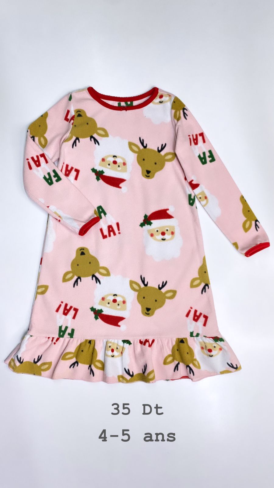 Robe Noël Santa Christmas réveillon 4-5 ans Ref89