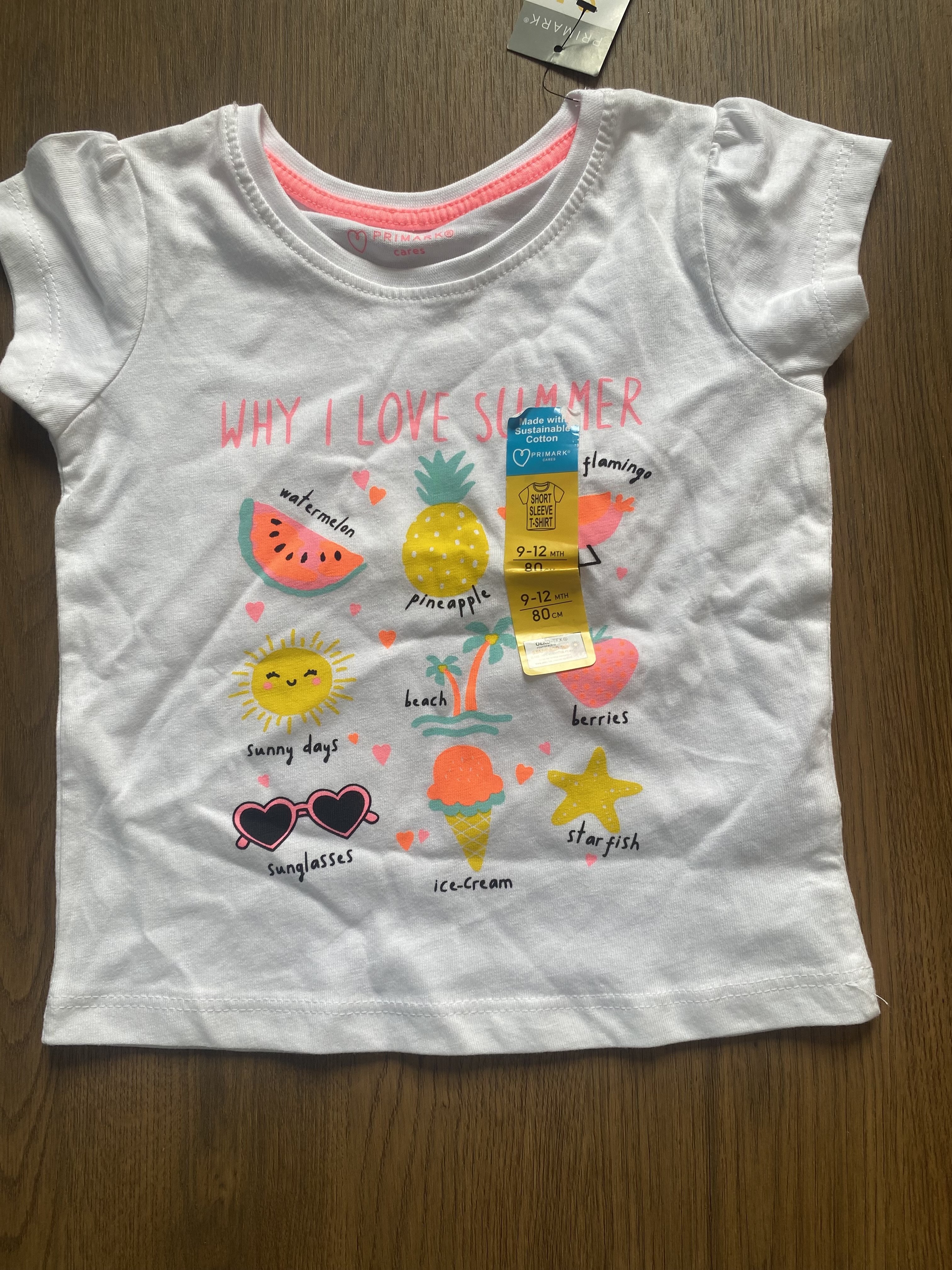 Tee shirt 9/12mois