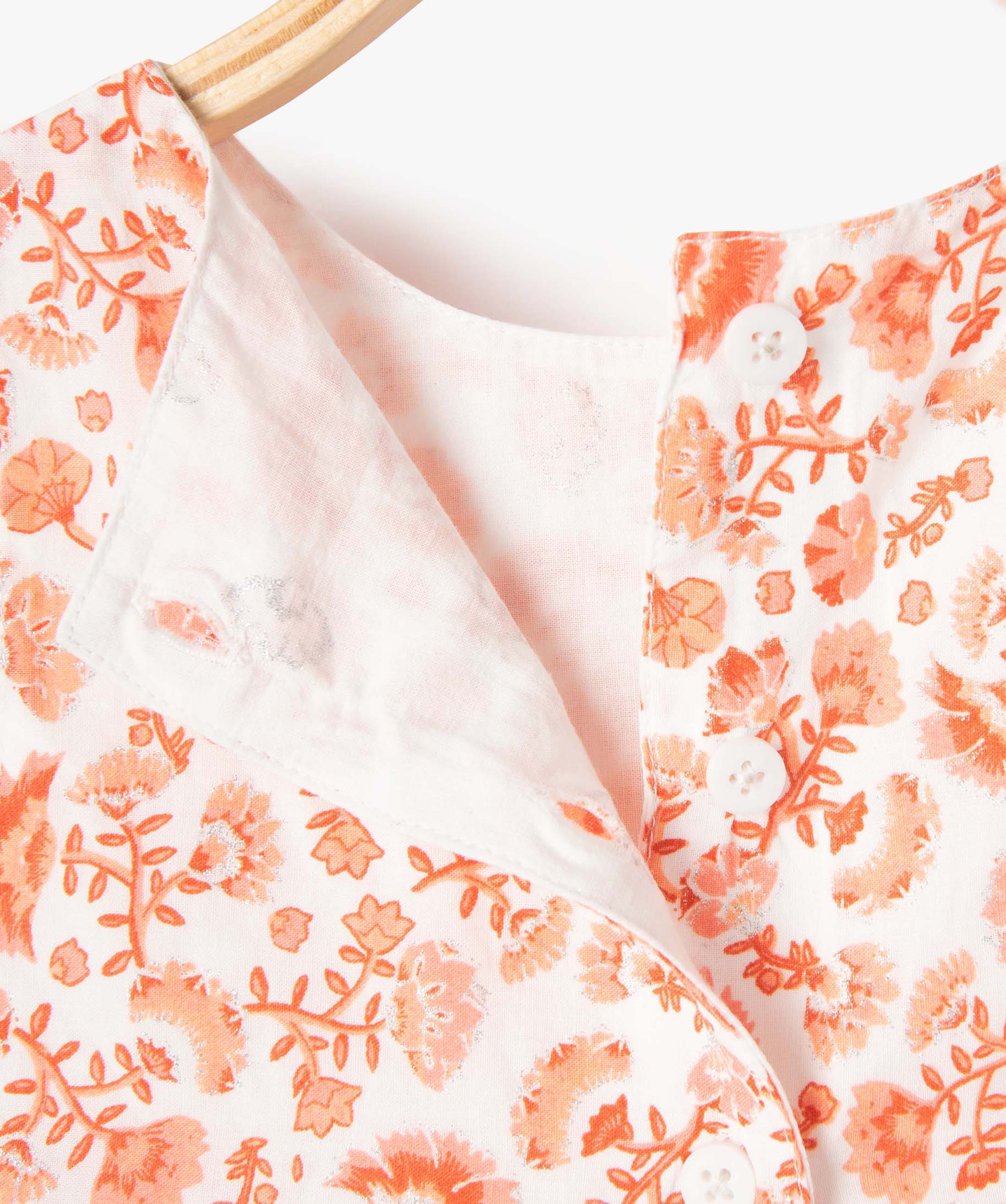Robe à paillettes réversible bébé fille blanc GEMO 12-18 mois  Ref20/15