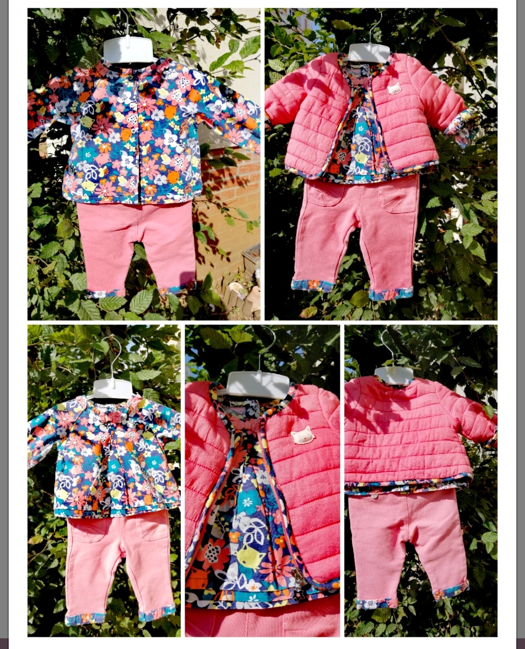 Superbe tenue 3 mois .. pantalon+ chemise +veste