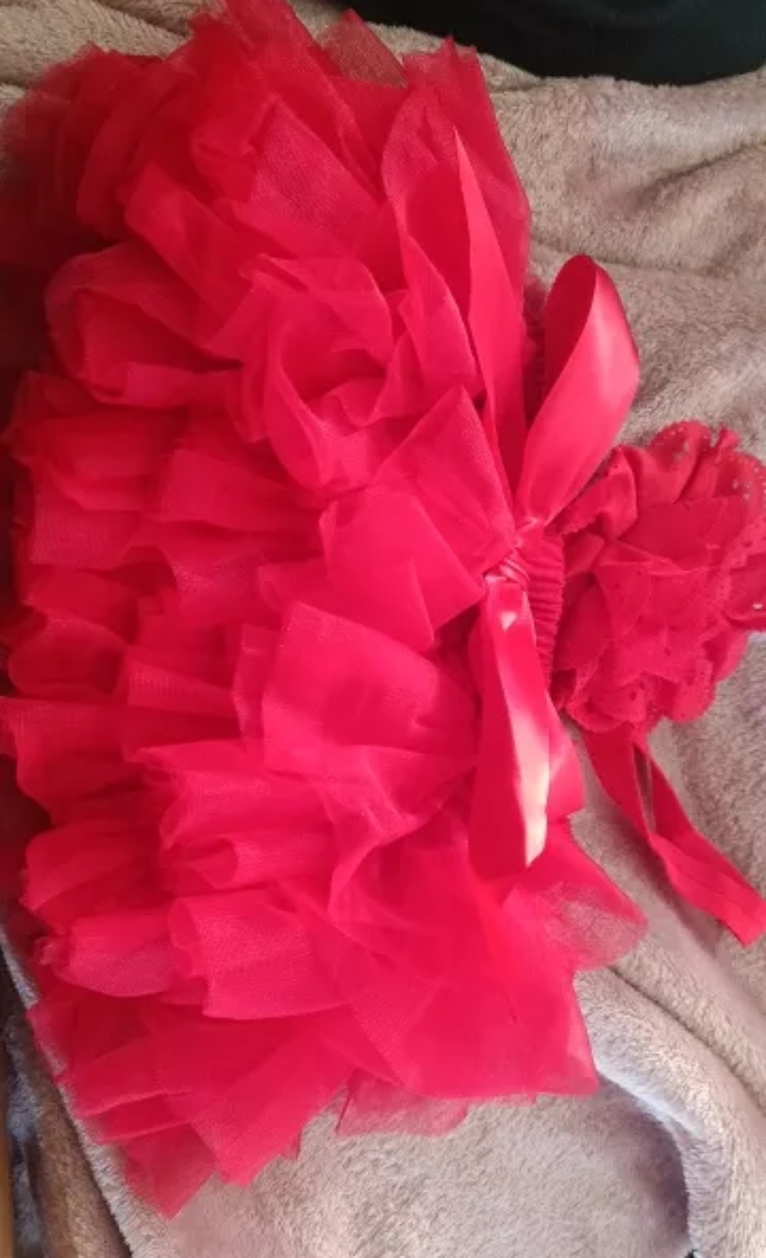 Superbe lot jupe tutu avec culotte intégrée+ bandeau cheveux assorti