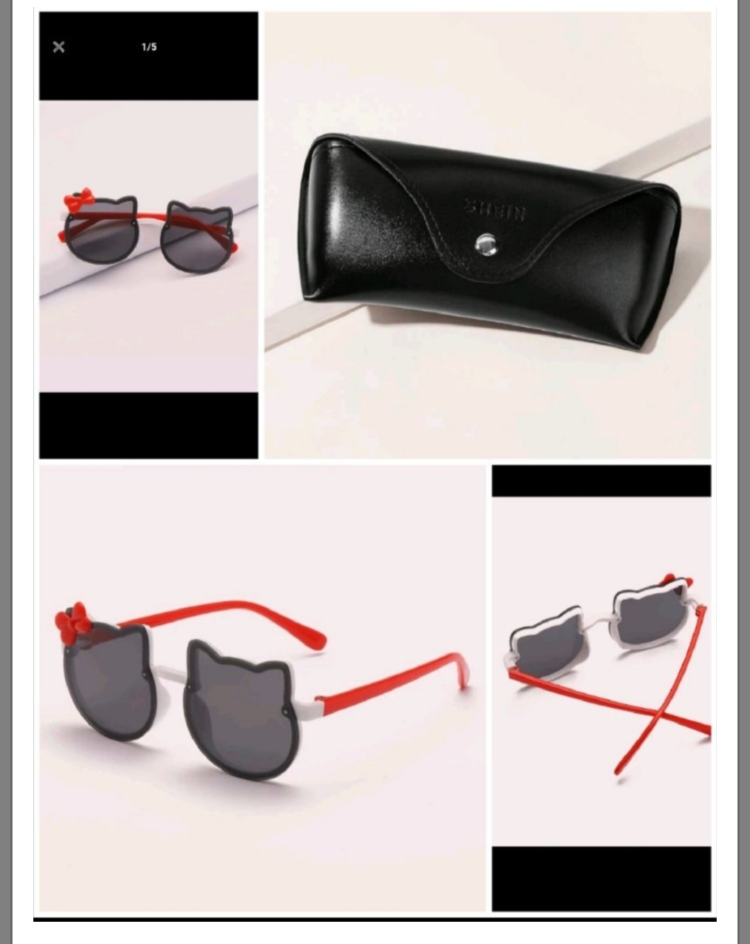 Superbe lunettes avec étui + chiffonette