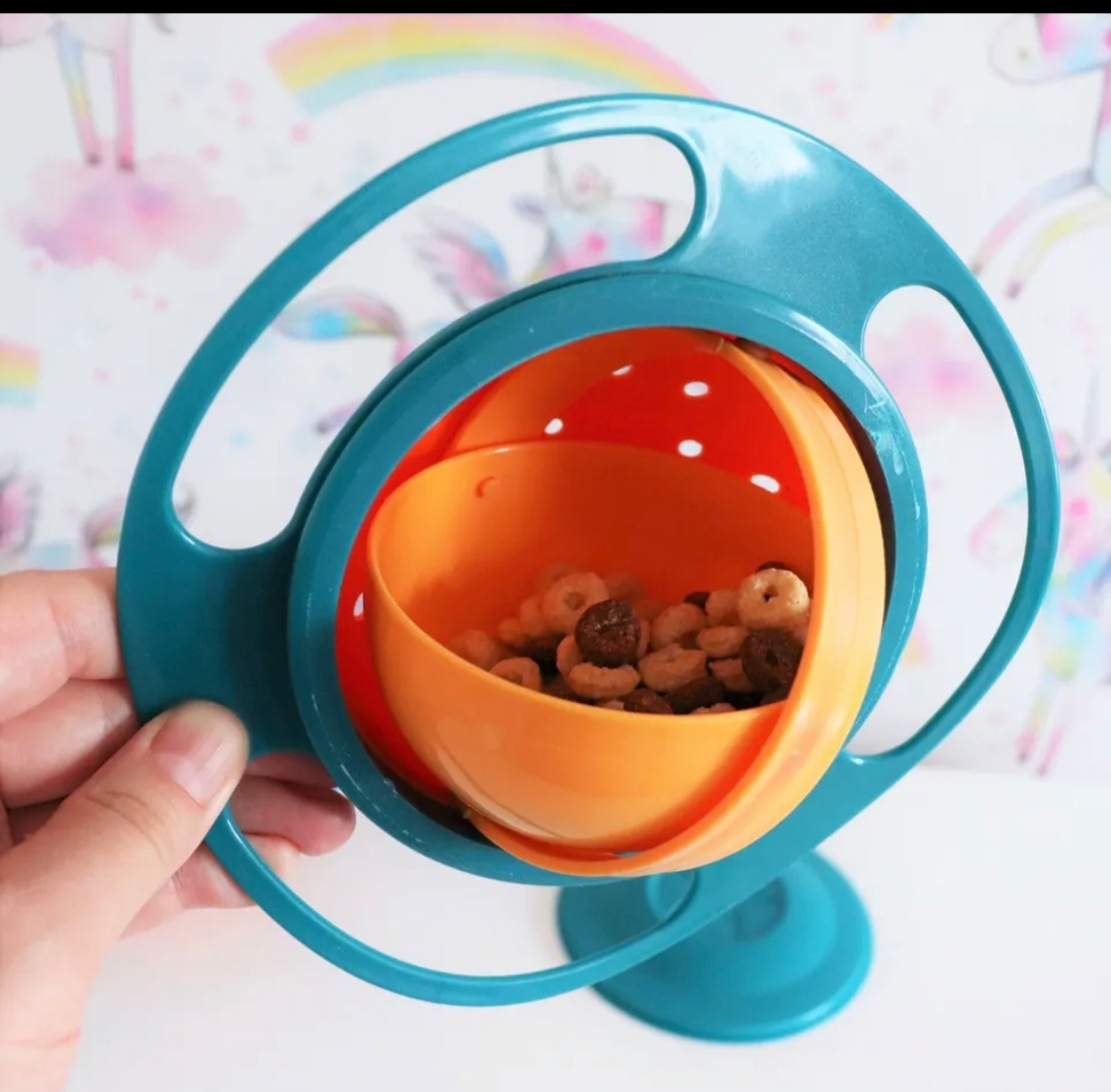 Giro bol .rotation à 360°..pour aliments solides.