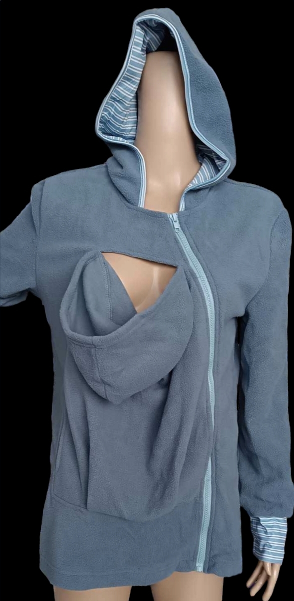 Superbe veste sweat maman pour protéger bébé du froid
