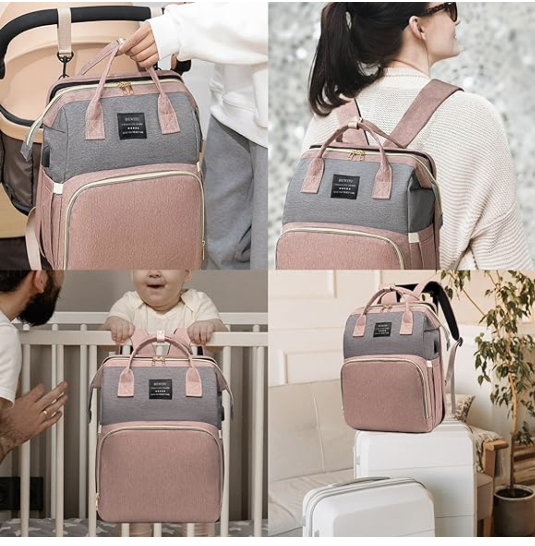 Sublime sac maman bébé 2 en 1