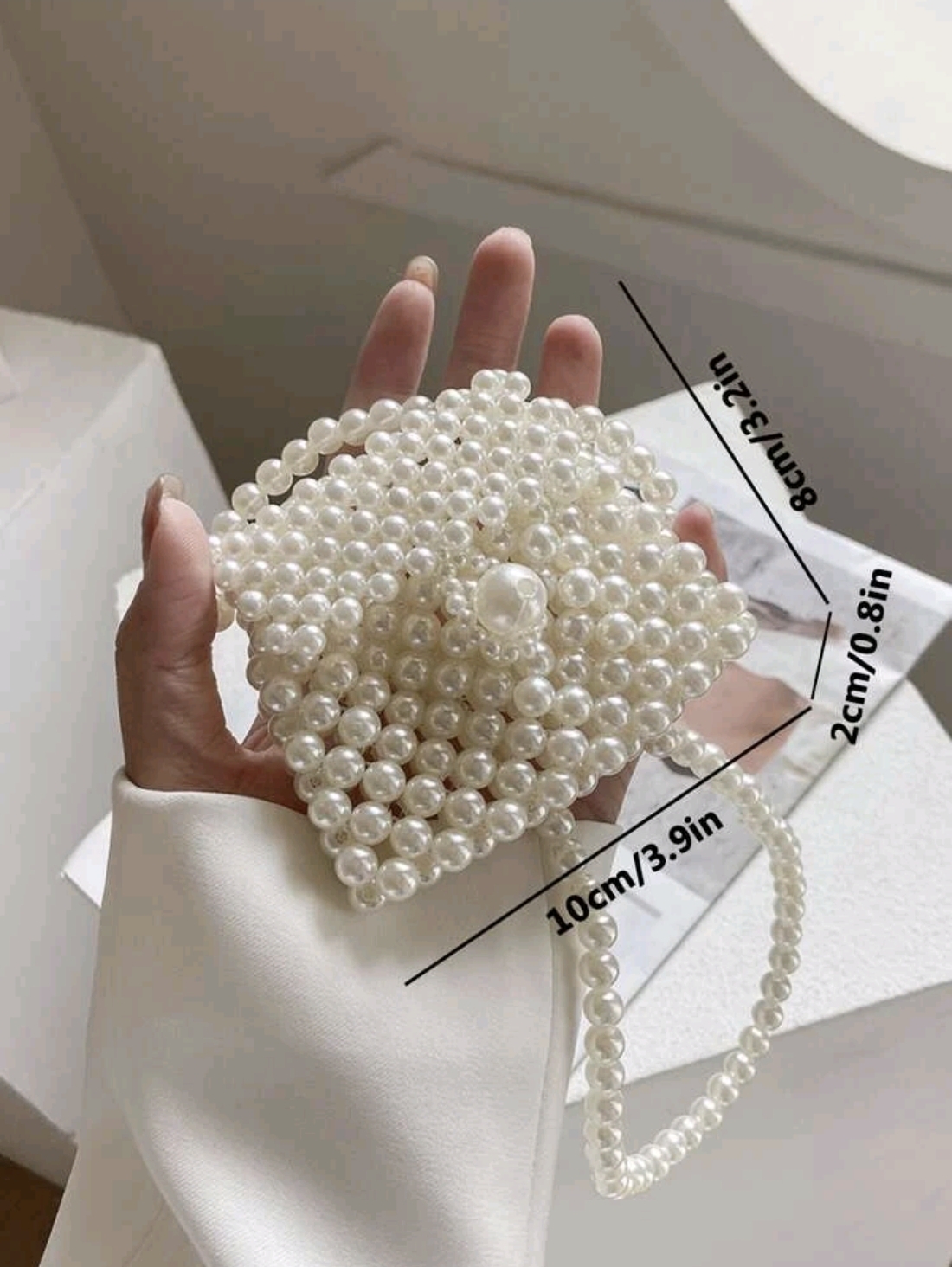 Superbe Petit sac en perles