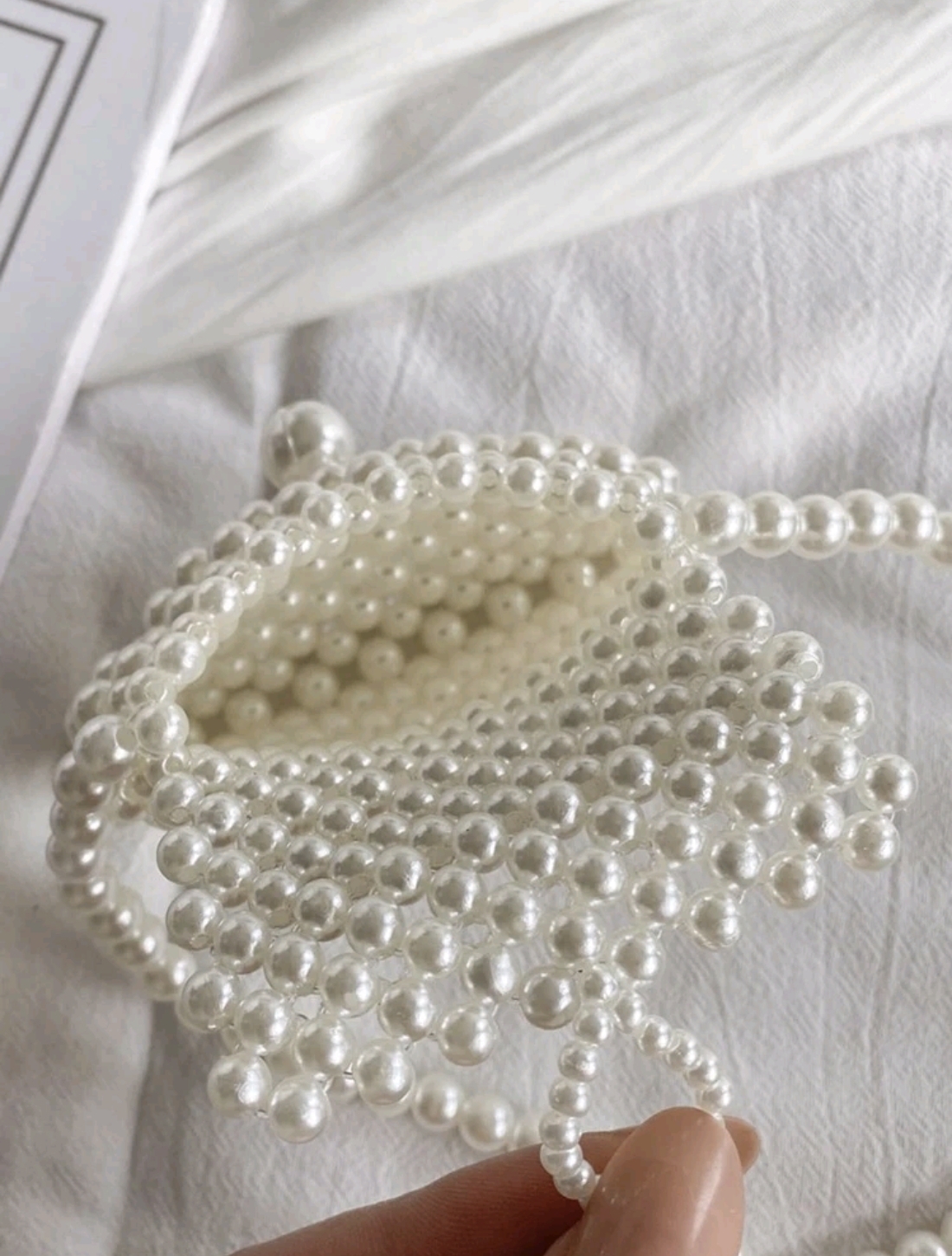 Superbe Petit sac en perles