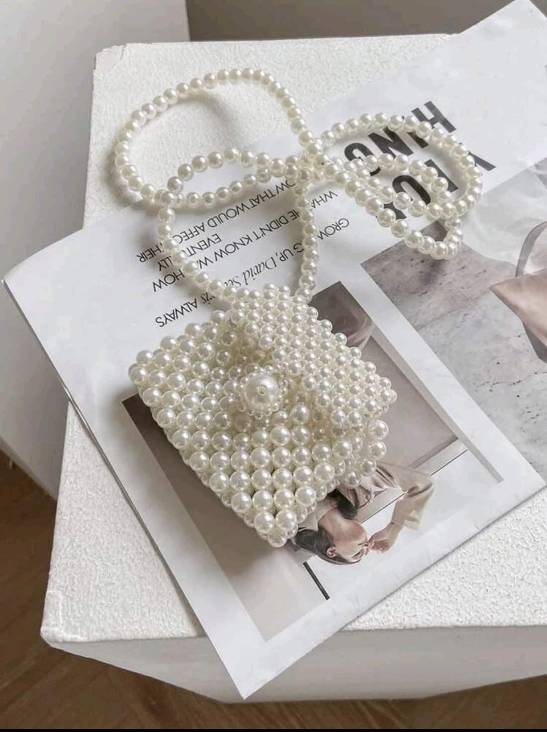 Superbe Petit sac en perles