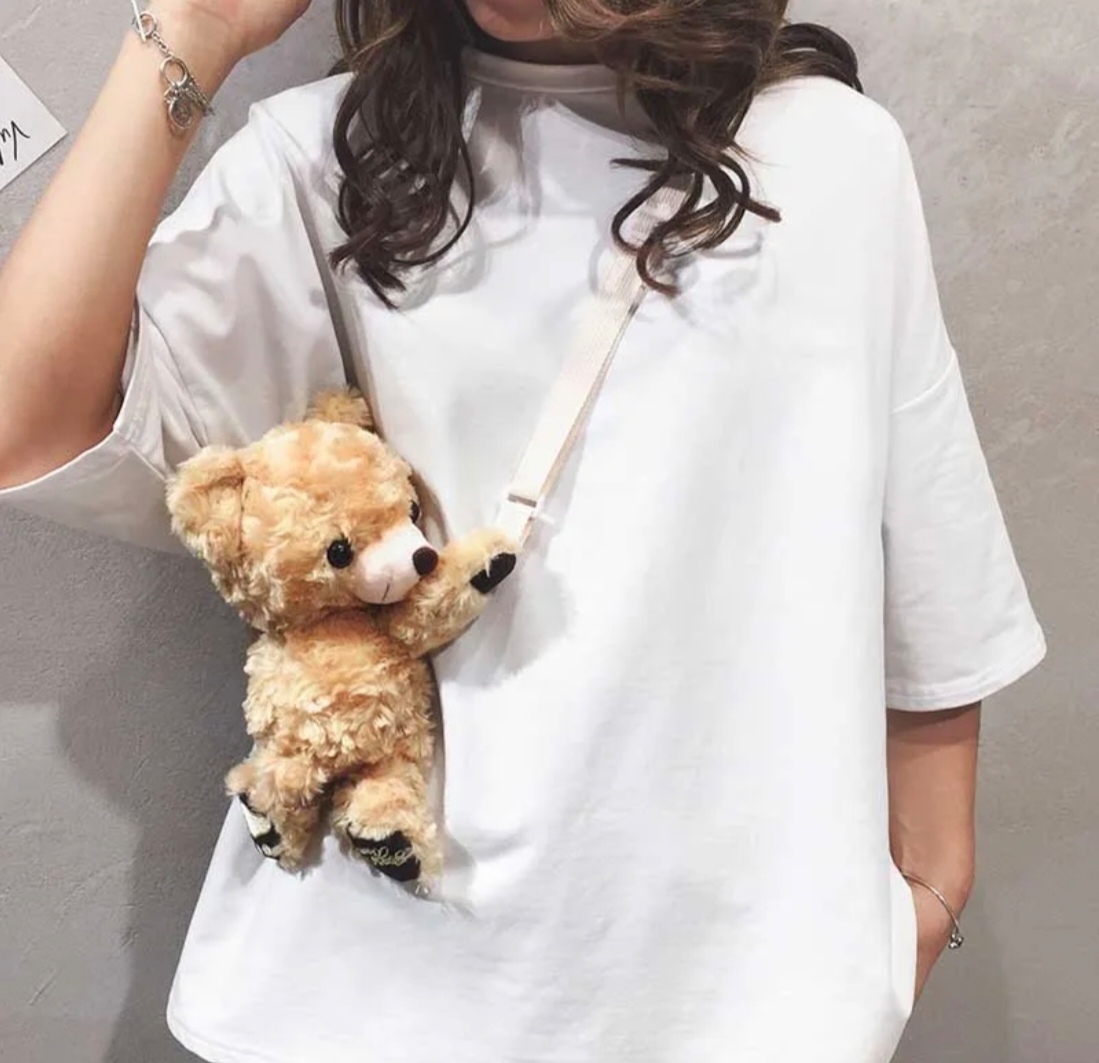 Superbe sac nounours Petite capacité