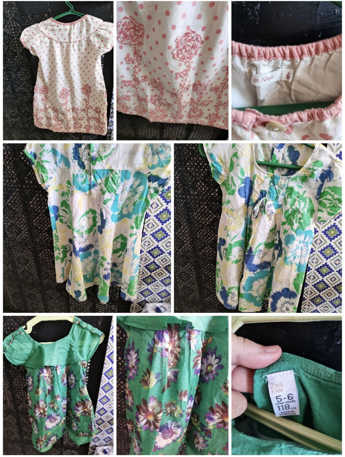 Superbe lot 3 robes dont une marque zara