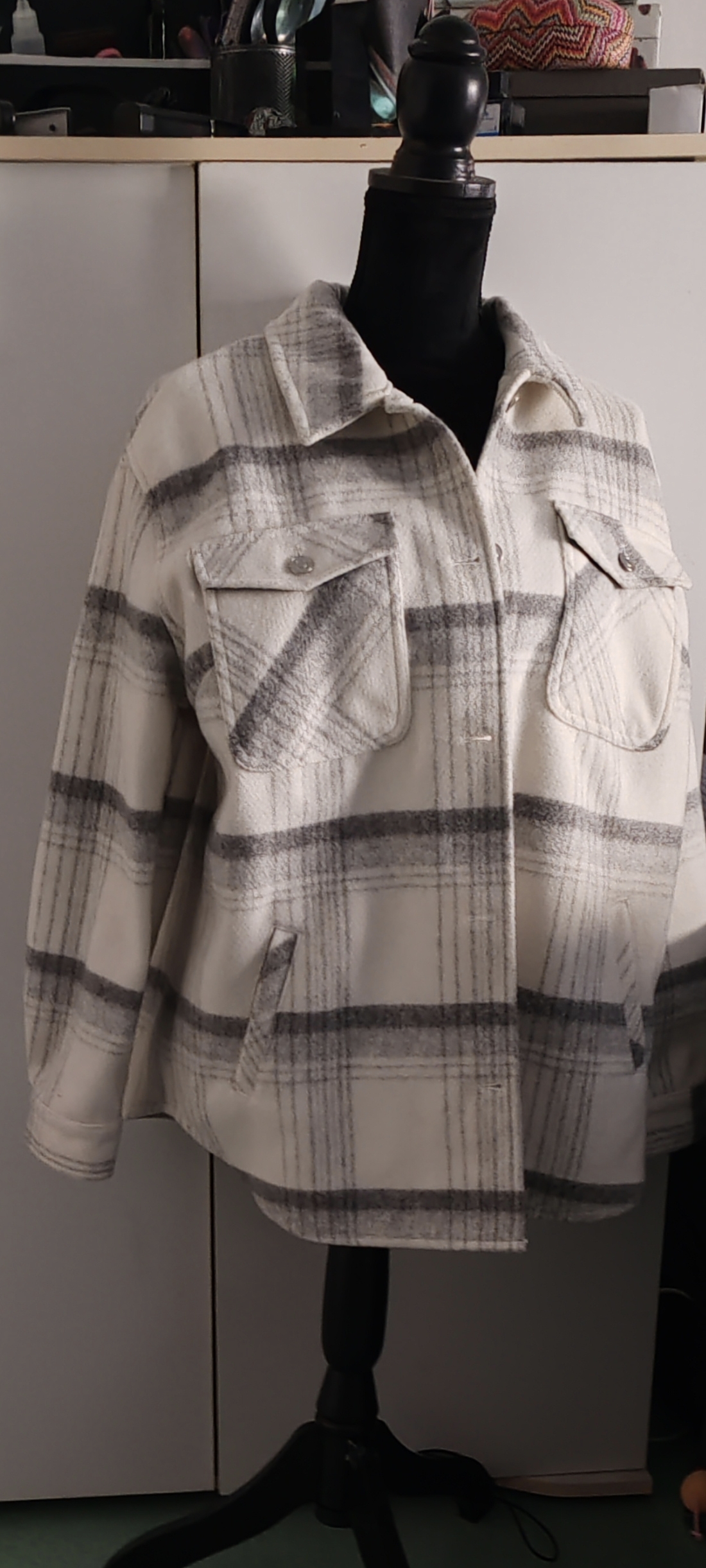 Superbe veste chemise oversize taille L