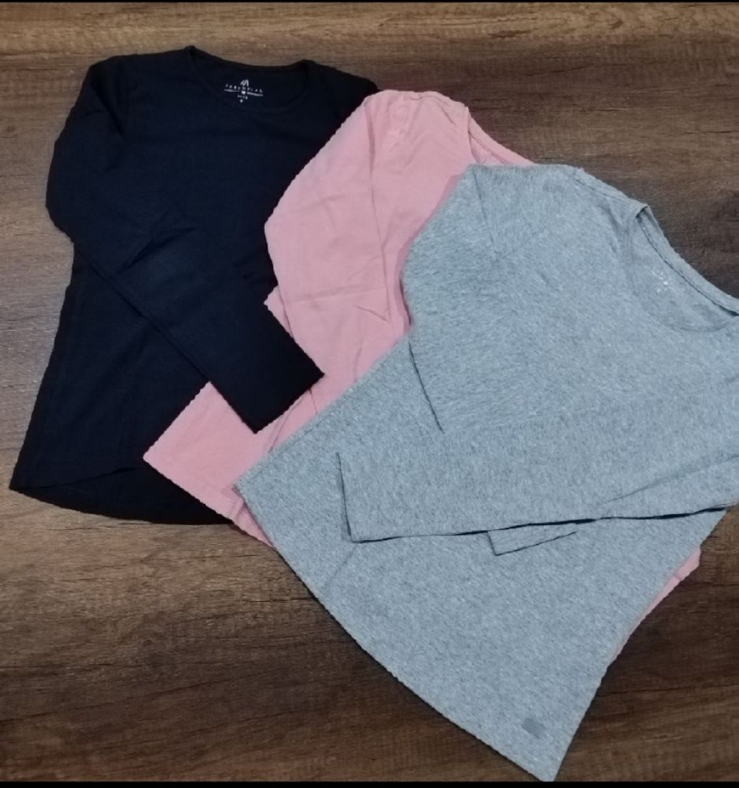 Lot de 3 pulls coton