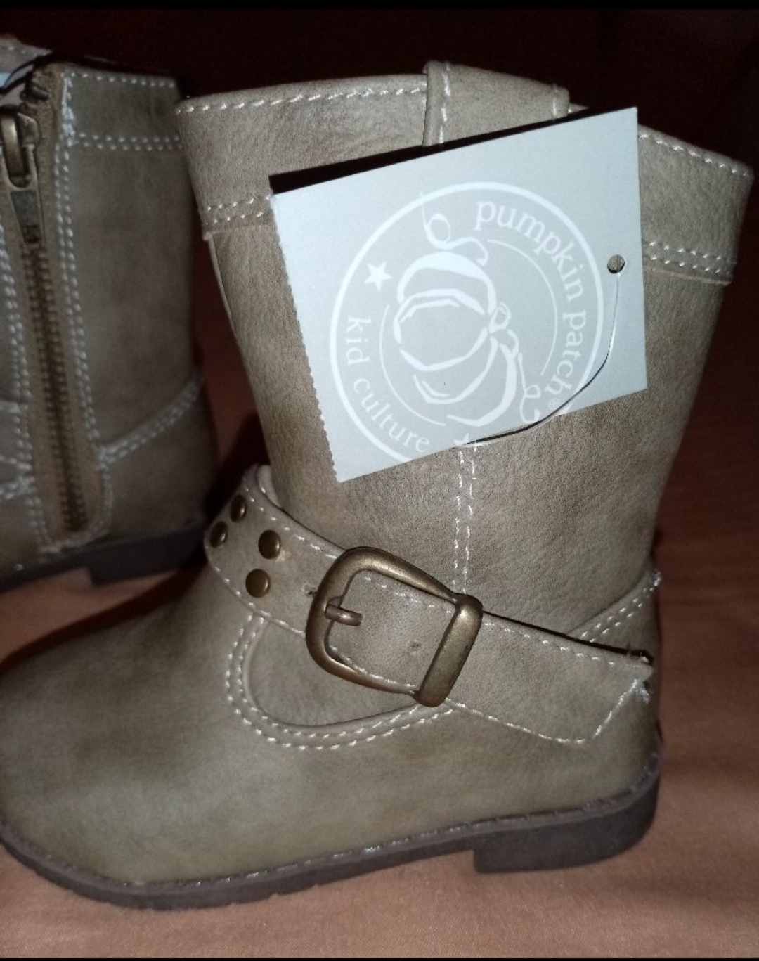 bottes fillette cuir