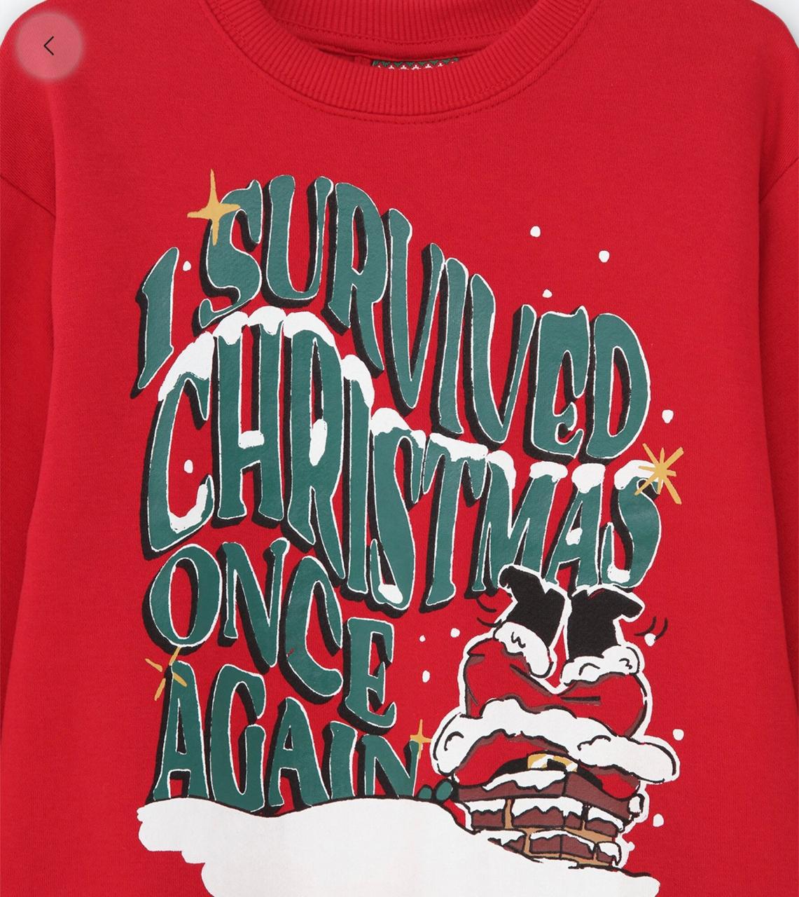Sweat Lefties Noël Santa Christmas réveillon 7-8 ans