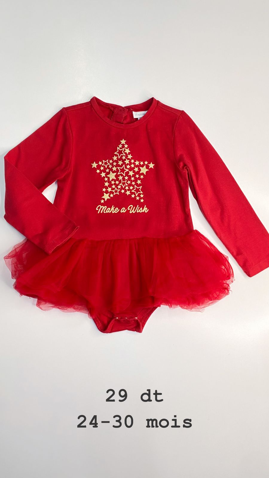 Robe Noël Santa Christmas réveillon 24-30 mois Ref100