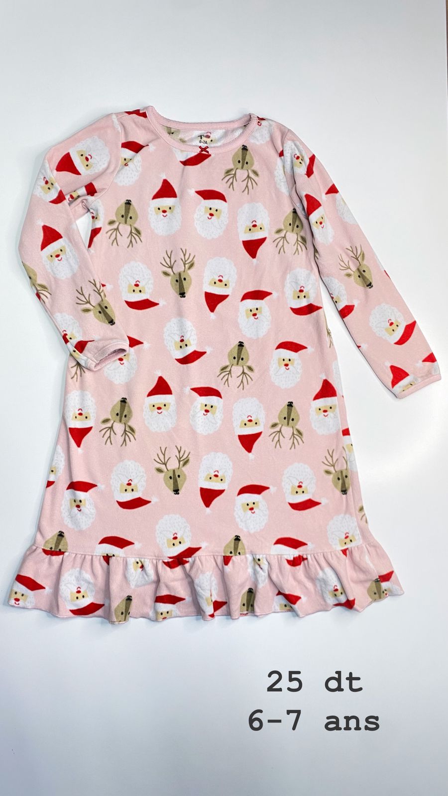 Robe Noël Santa Christmas réveillon 6-7 ans Ref25