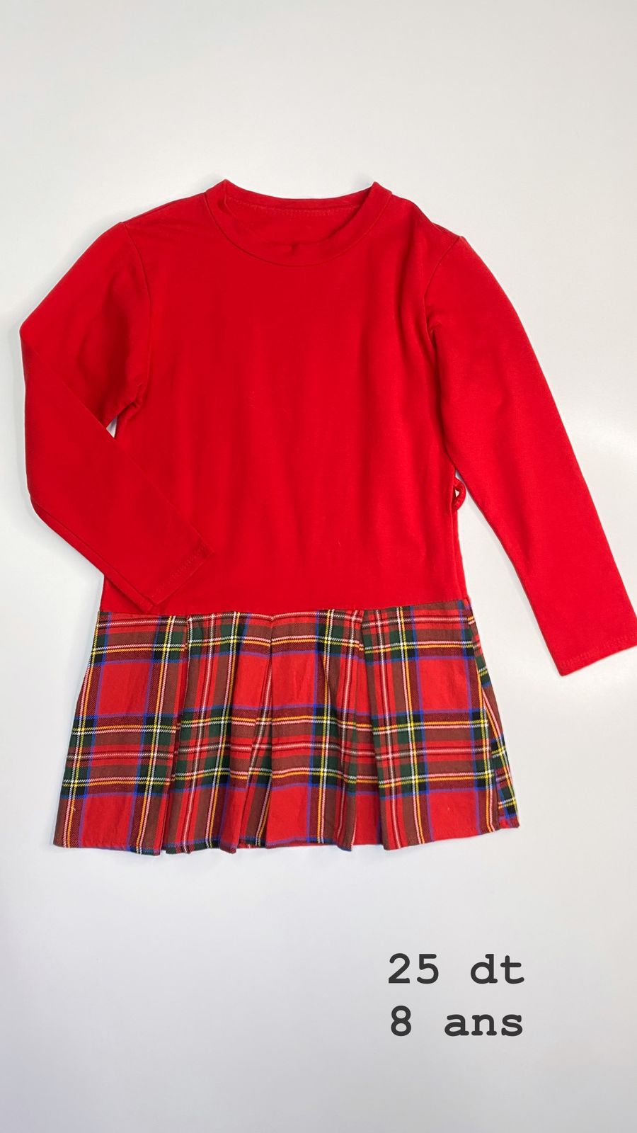 Robe Noël Santa Christmas réveillon 8 ans Ref100