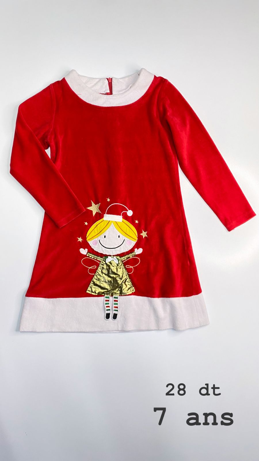 Robe Noël Santa Christmas réveillon 7 ans Ref25