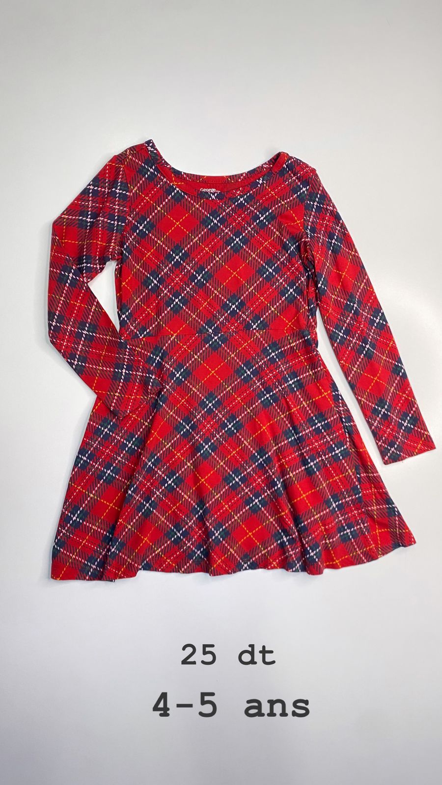 Robe Noël Santa Christmas réveillon 4-5 ans Ref100