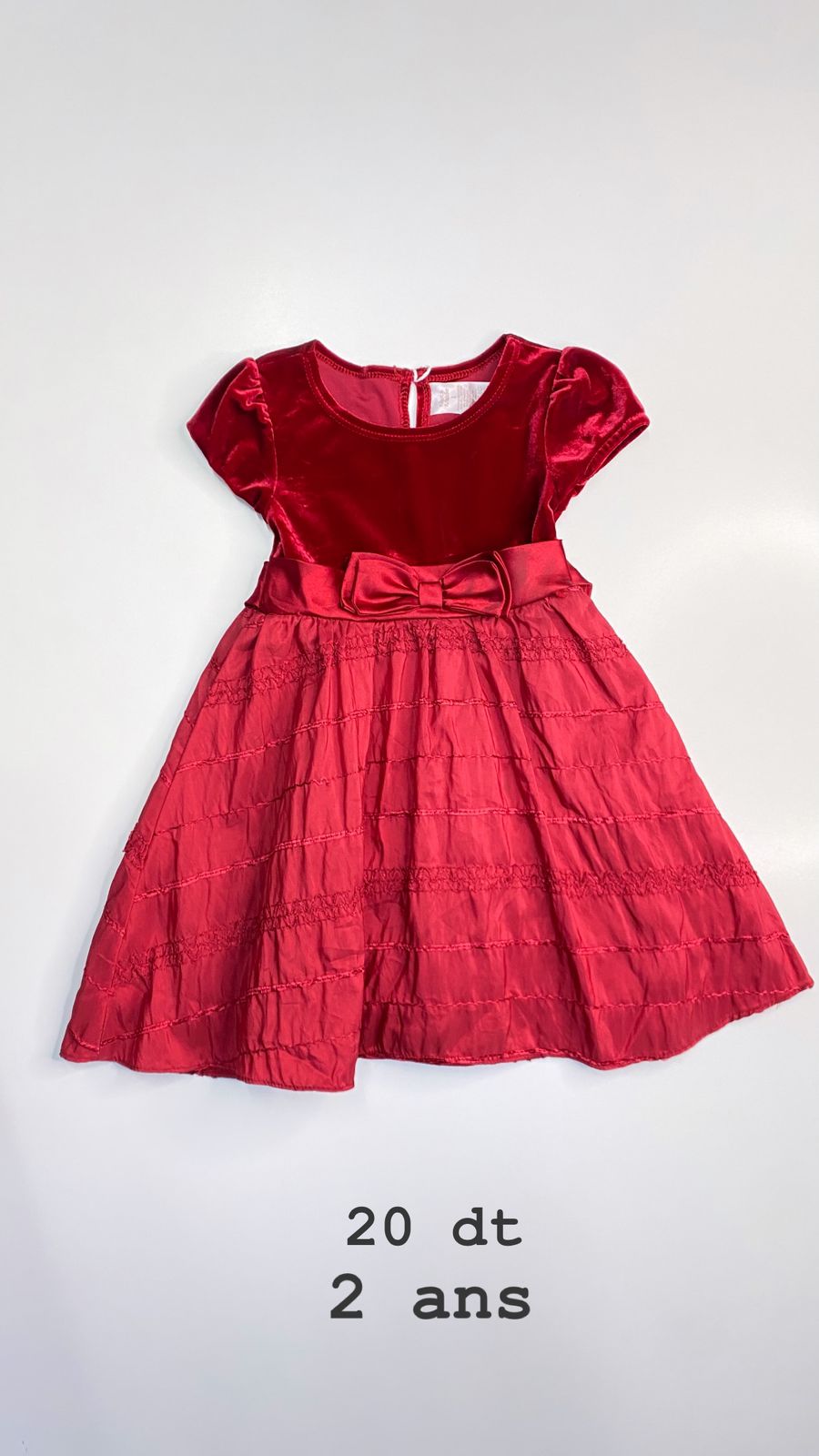 Robe Noël Santa Christmas réveillon 2 ans Ref60