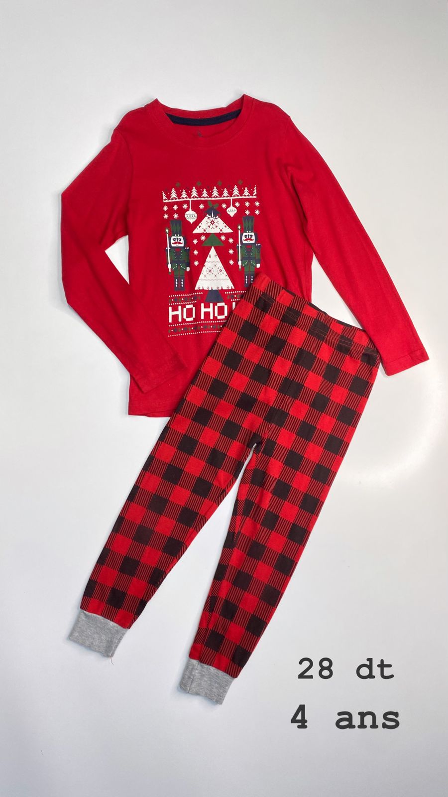 Tenue Noël Santa Christmas réveillon 4 ans Ref100