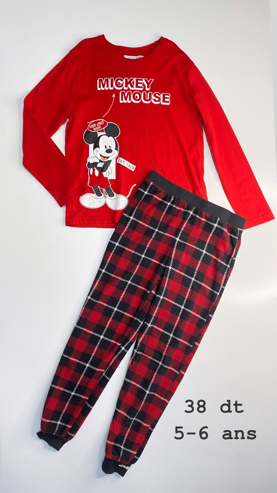 Tenue Noël Santa Christmas réveillon 5-6 ans Ref100