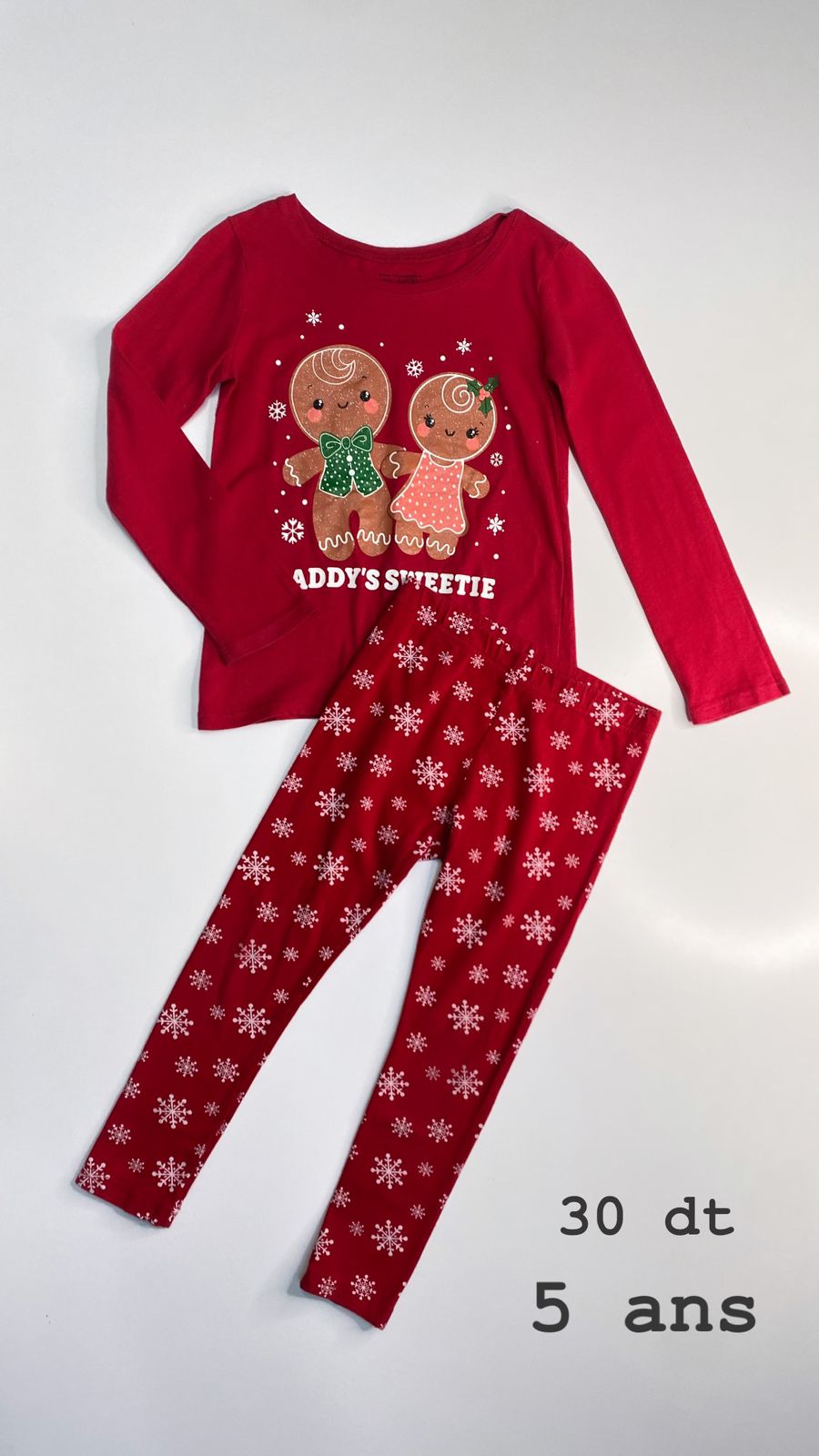 Tenue Noël Santa Christmas réveillon 5 ans ref100