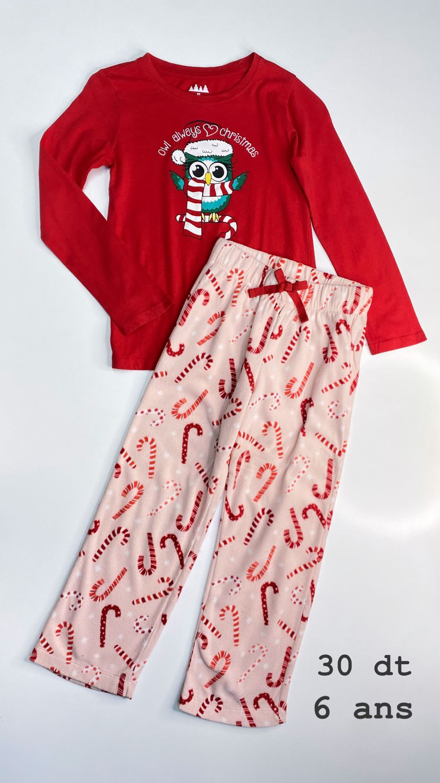 Tenue Noël Santa Christmas réveillon 6 ans ref100