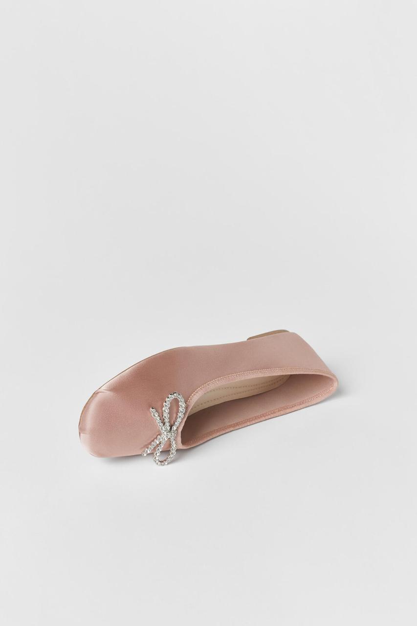 Ballerines ZARA élégantes à nœud pointure 34