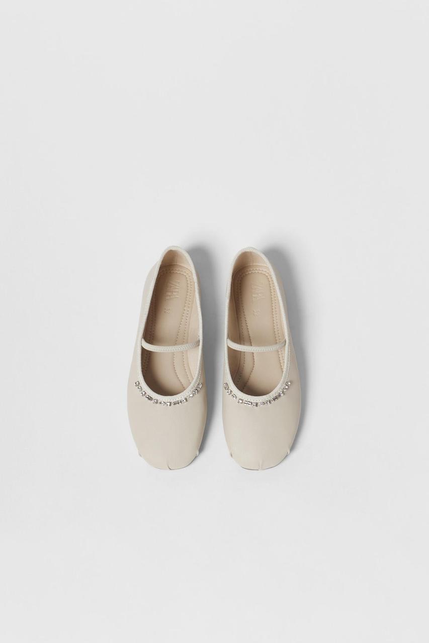 Ballerines ZARA élégantes à strass 32