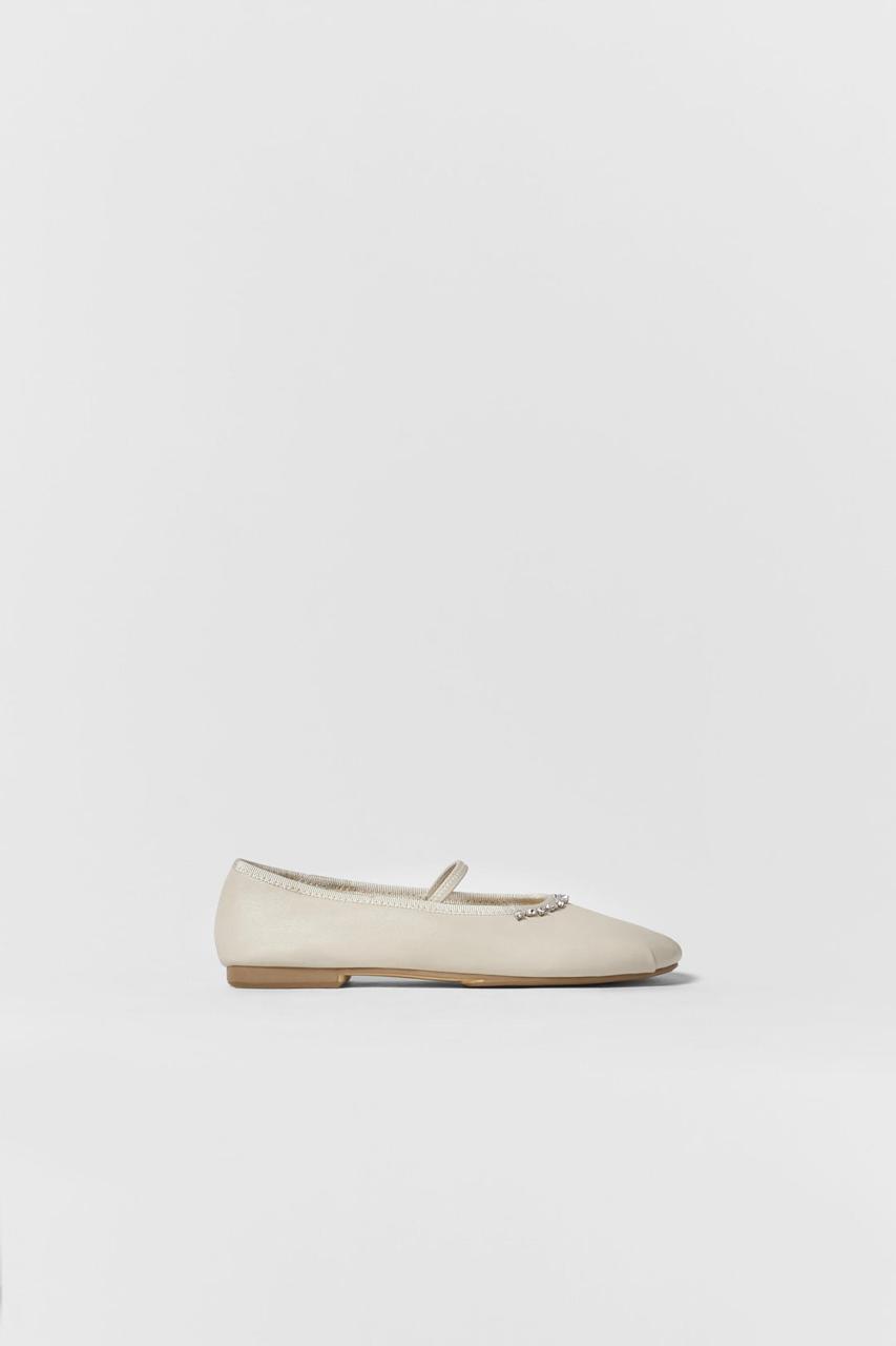 Ballerines ZARA élégantes à strass 32
