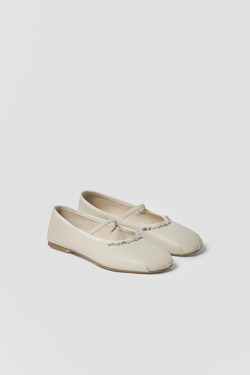 Ballerines ZARA élégantes à strass 32